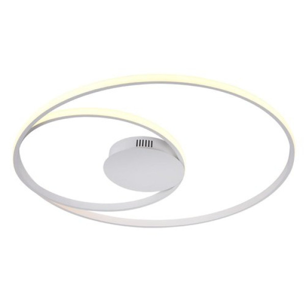 PLAFON DE SOBREPOR ORBITA BRANCO (D)69 + 38CM (A)2CM 1X60W 3000K 3230LM - GD007LW
