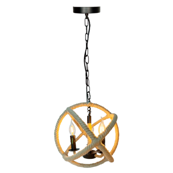 Luminária Corda PC-04 D350 H350 Soquete E14