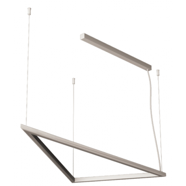 TRIAN PENDENTE 60X30X52 12V 25W 2840L 3000K BRANCO
