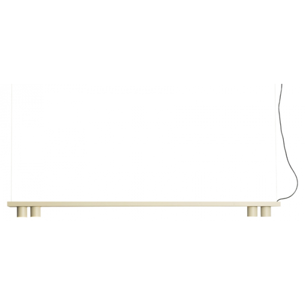 SANN 01 PENDENTE 160CM 4X AR70 (110V-23W) 1900L 3000K - BRANCO