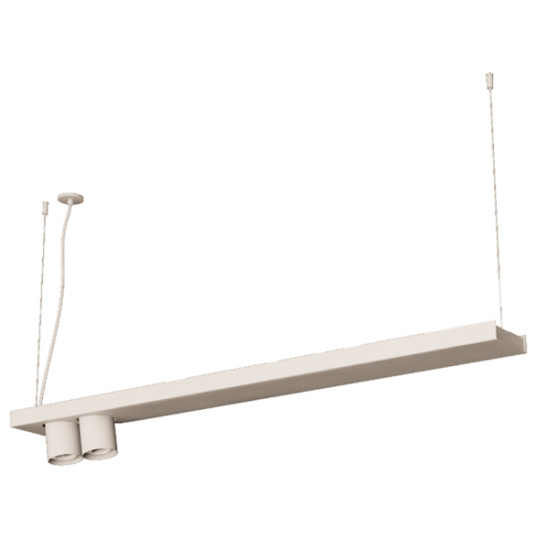 SANN 01 PENDENTE 160CM 2X AR70 (110V-23W) 1900L 3000K – BRANCO