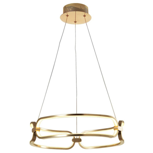 PENDENTE LUMINA DOURADO (D)45CM (A)9.5CM 1X37W 3000K 1850LM - BB006G