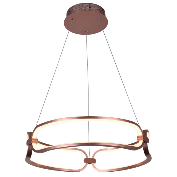 PENDENTE LUMINA ROSE GOLD (D)45CM (A)9.5CM 1X37W 3000K 1850LM - BB006E