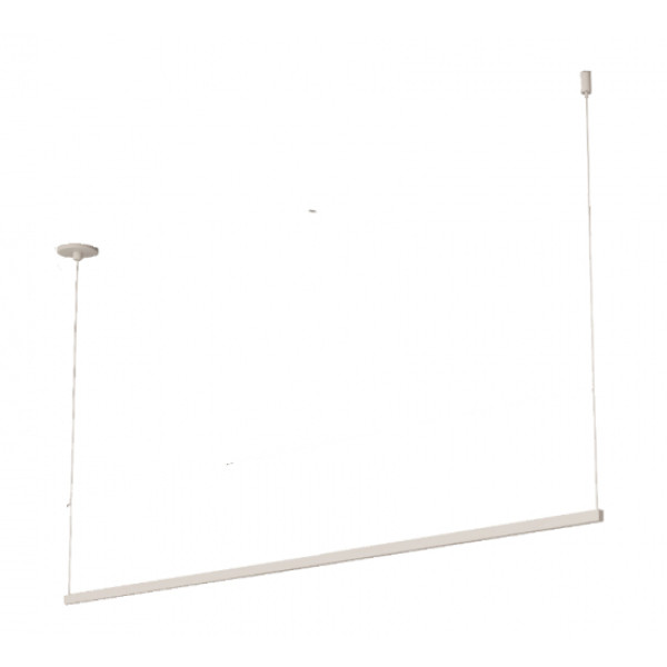 DIGO PENDENTE 150CM 12V 3000L 27W 4000K FONTE INCLUSA BRANCO
