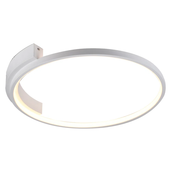 PLAFON DE SOBREPOR BAMBOLE BRANCO (D)50CM (A)6CM 1X30W 3000K 2035LM - FO026LW