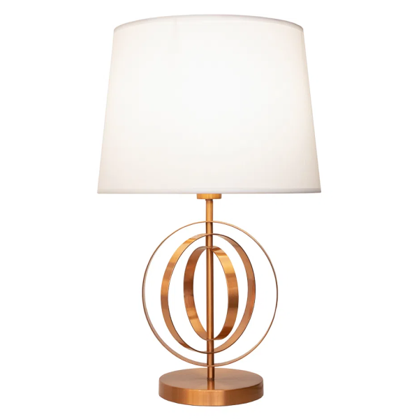 BASE PARA ABAJUR MONDE COBRE (D)24CM (A)40CM 1XE27 40W - GL004E