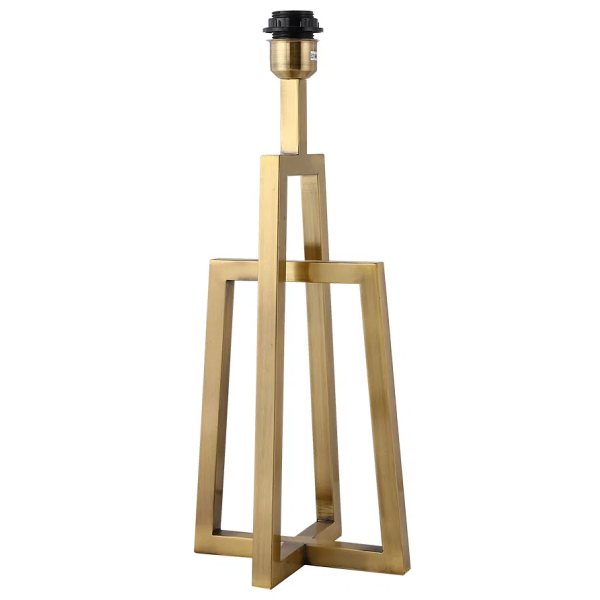 BASE PARA ABAJUR VENETO DOURADO (C)22CM (L)18CM (A)52.5CM 1XE27 40W - MI004