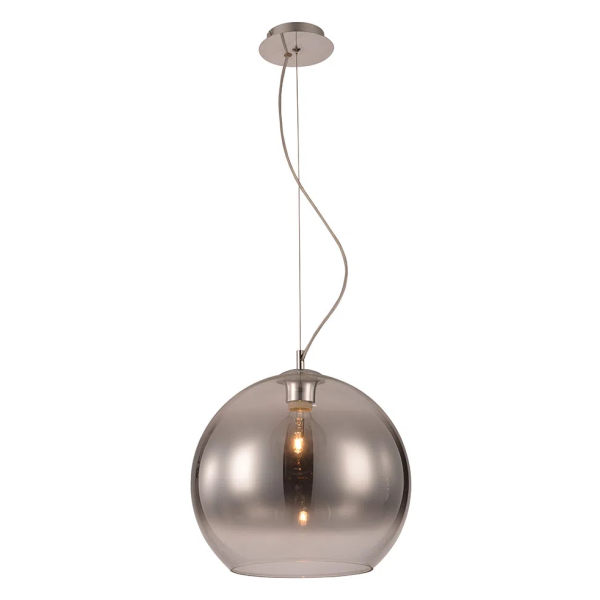 PENDENTE BOCCI CROMADO E FUME (D)41CM 1XE27 40W - OD037SL
