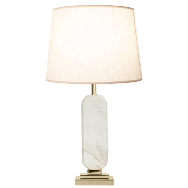 BASE PARA ABAJUR PIETÁ BRANCO E DOURADO