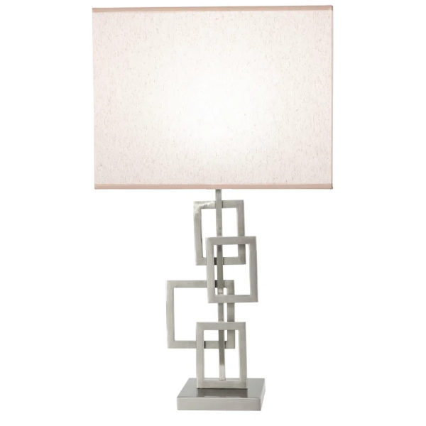 BASE PARA ABAJUR BALANCE NICKEL (C)19CM (L)16CM (A)48CM 1X40W E27