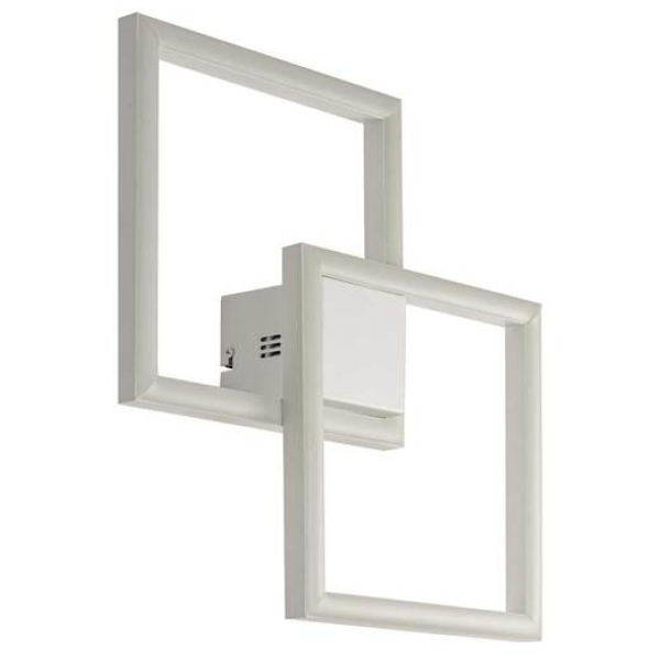 ARANDELA / PLAFON TEC PRETO (C)41CM (L)41CM (A)4CM 1X45W 3000K 2450LM - GD010B