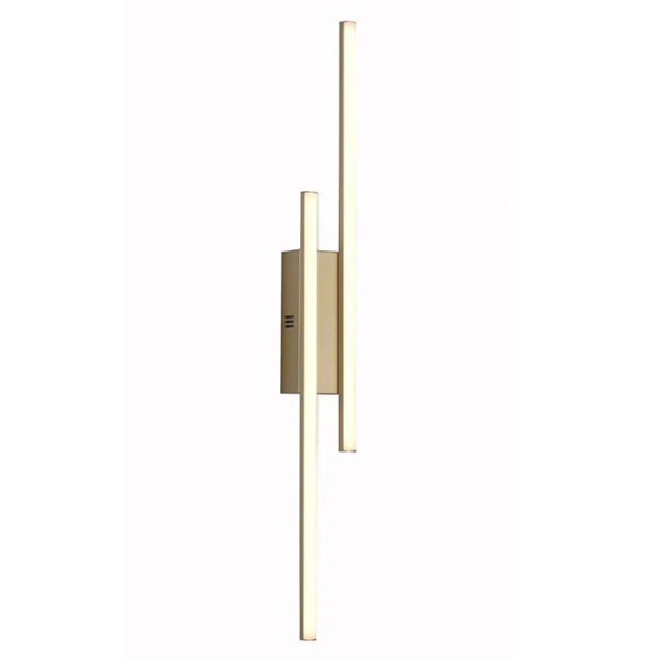 ARANDELA / PLAFON TEC DOURADO E BRANCO (C)78CM (L)18CM (A)6CM 1X20W 3000K 1350LM - GD013G