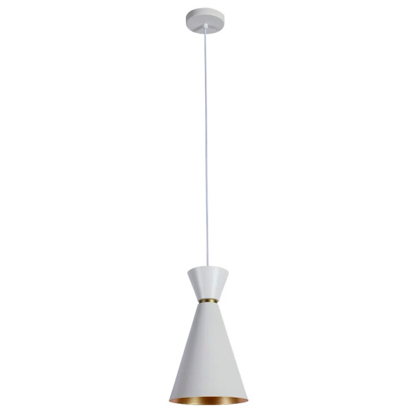 PENDENTE SET BRANCO E DOURADO (D)18CM (A)3.5CM 1X40W E27