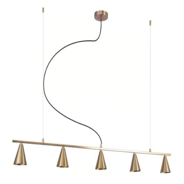 PENDENTE TITIA DOURADO (C)118CM (A)10CM 5XG9 35W - DW002