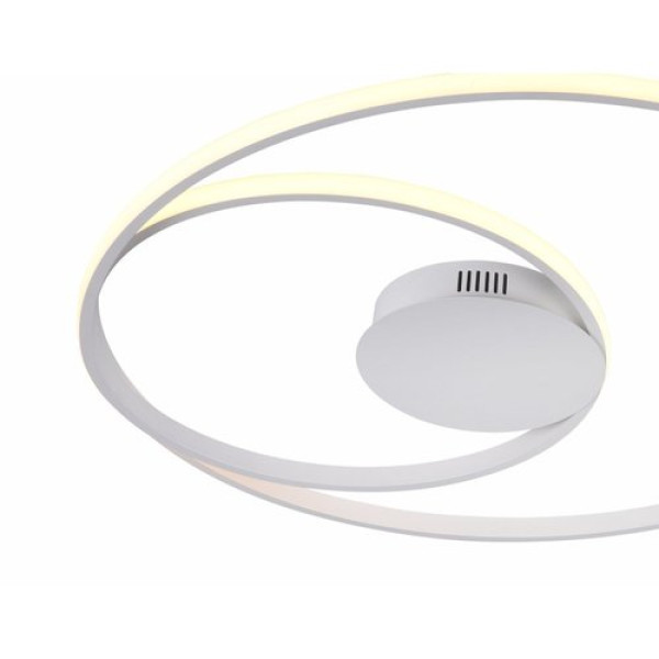 PLAFON DE SOBREPOR ORBITA BRANCO (D)69 + 38CM (A)2CM 1X60W 3000K 3230LM - GD007LW