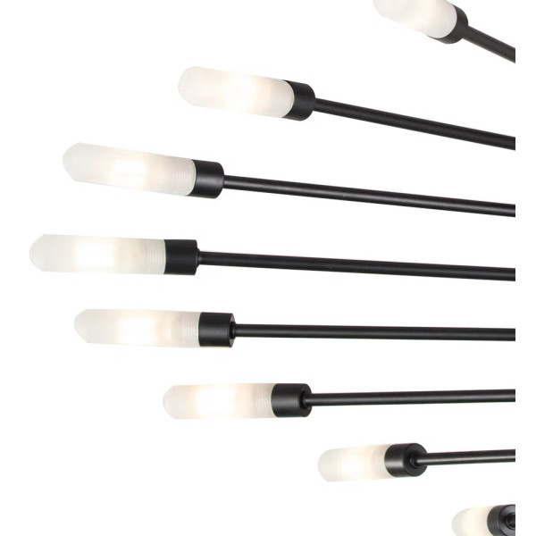 PENDENTE NEO PRETO E BRANCO (C)104CM (L)60CM (A)39CM 18XG9 450W - RE017L