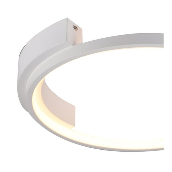 PLAFON DE SOBREPOR BAMBOLE BRANCO (D)40CM (A)6CM 1X24W 3000K 1343LM - FO026SW