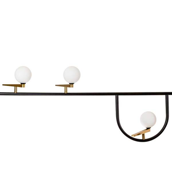 PENDENTE BEM-TE-VI PRETO E DOURADO (C)156CM (A)30CM 3XG9 75W - TR007