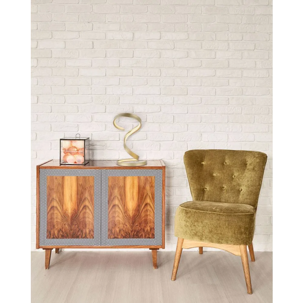 ABAJUR FLUIRE DOURADO (C)23CM (L)22CM (A)45CM 1X20W 3000K 1000LM - SB002