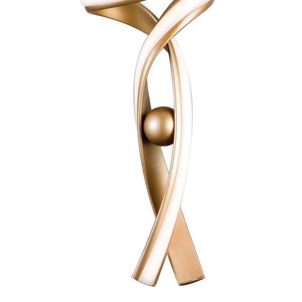 PENDENTE FLUIRE DOURADO 1X30W 3000K 1800LM - RE005