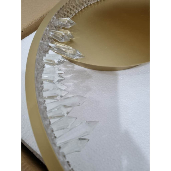 Plafon Milenium Dourado (D)40Cm (C)0Cm (L)0Cm (A)7Cm 1X19W 3000K 1425Lm Led - OC027AS