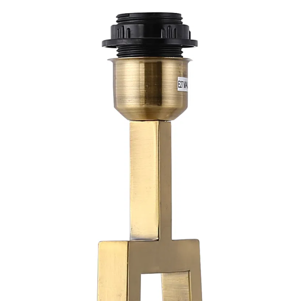 BASE PARA ABAJUR VENETO DOURADO (C)22CM (L)18CM (A)52.5CM 1XE27 40W - MI004