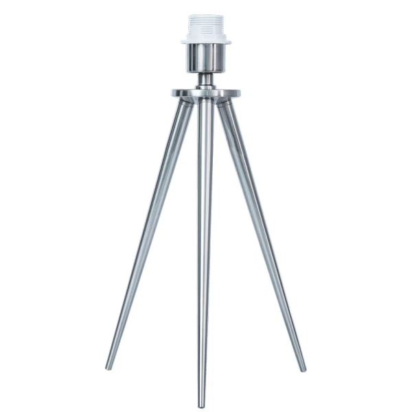 BASE PARA ABAJUR ALLEGRO NIQUELADO (D)26CM (A)42CM 1XE27 40W - GL013N