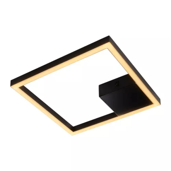 PLAFON DE SOBREPOR TEC PRETO (C)40CM (L)40CM (A)4CM 1X30W 3000K 1790LM - GD014B