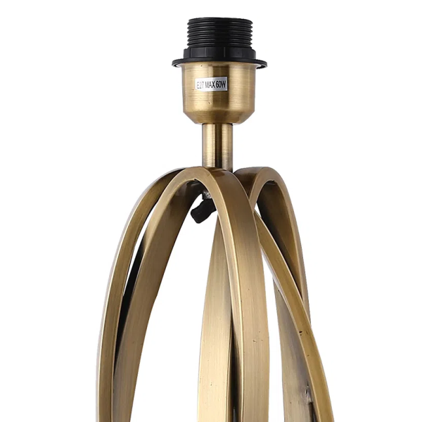 BASE PARA ABAJUR VENETO BRONZE (D)20CM (A)54.5CM 1XE27 40W - MI013