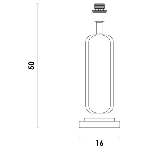 BASE PARA ABAJUR PIETÁ BRANCO E DOURADO