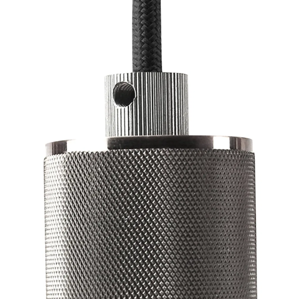 PENDENTE SOCKET D 5CM X 6CM 1XE27 127V / 220V CROMADO - DA002C