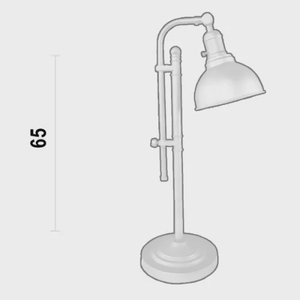 ABAJUR STUDIO PRATA 1X40W BOLINHA