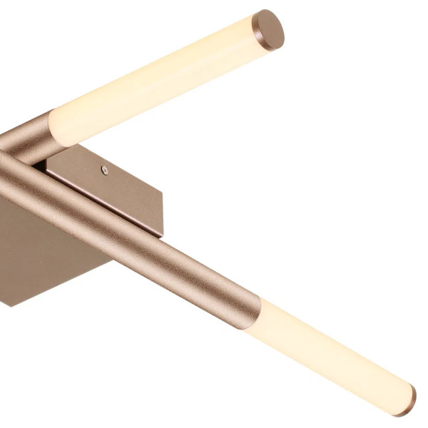 PLAFON DE SOBREPOR PALITO DOURADO (C)70CM (L)70CM (A)7CM 4X6W 2700K 1200LM - CD016