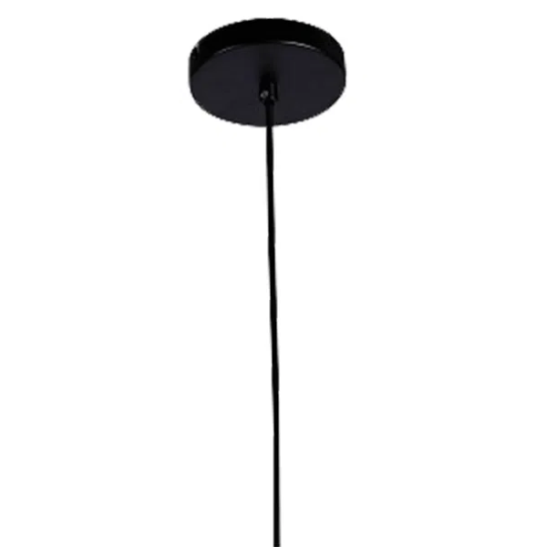 PENDENTE BOT PRETO E DOURADO (D)50CM (A)38,5CM 1X40W E27
