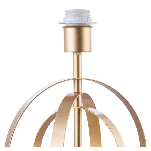 BASE PARA ABAJUR MONDE DOURADO (D)24CM (A)40CM 1XE27 40W - GL004G
