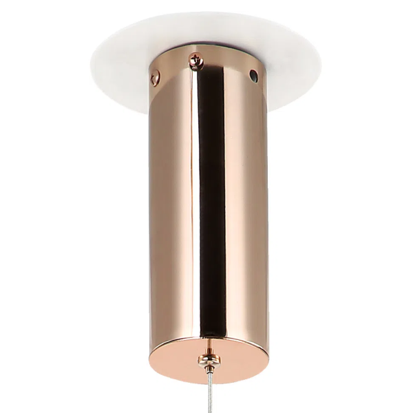 PENDENTE NINHO DOURADO E BRANCO (D)23CM 1X12W 3000K 960LM - WD017S