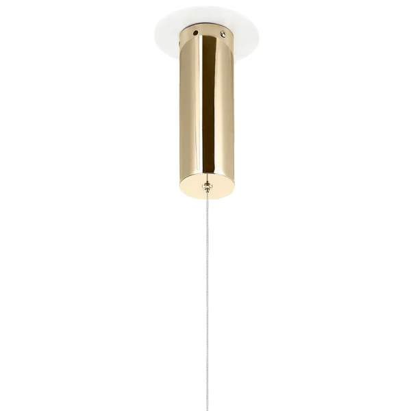 PENDENTE NINHO DOURADO E BRANCO (D)62CM 1X36W 3000K 2880LM - WD017L
