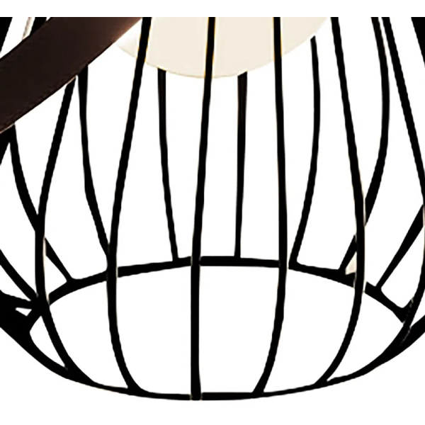 ABAJUR LAMP DOURADO E PRETO E BRANCO (D)18CM (A)22CM 1XG9 40W - ML001B