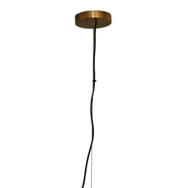 PENDENTE CAJU BRONZE E CONHAQUE (D)40CM (A)52CM 1XE27 40W - RZ001L