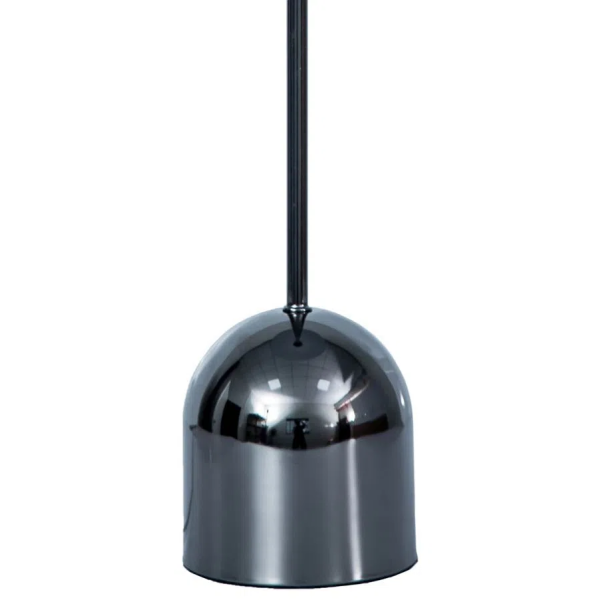 ABAJUR GLO CROMO NEGRO (D)30CM (A)50CM 1XE27 40W - GL014B