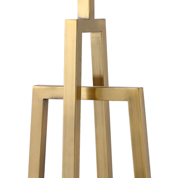 BASE PARA ABAJUR VENETO DOURADO (C)22CM (L)18CM (A)52.5CM 1XE27 40W - MI004