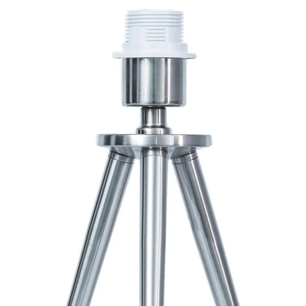 BASE PARA ABAJUR ALLEGRO NIQUELADO (D)26CM (A)42CM 1XE27 40W - GL013N