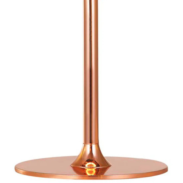 ABAJUR BAJU COBRE E PRETO (D)25CM (A)40CM 1XE27 40W - OP049TS