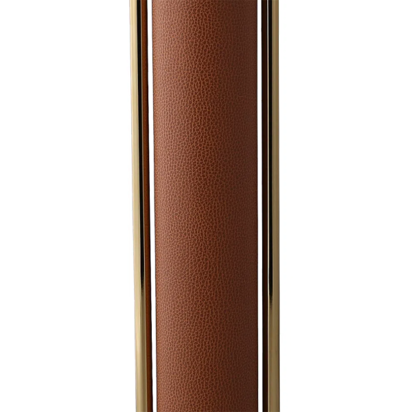 BASE PARA ABAJUR VENETO DOURADO E MARROM (D)20CM (A)60.5CM 1XE27 40W - MI010