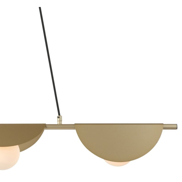 PENDENTE CACAU DOURADO E BRANCO (C)14CM (L)98.5CM (A)13CM 3XG9 75W - HL010