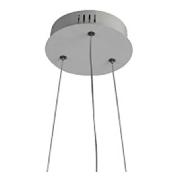 PENDENTE ATOM BRANCO (D)63CM (A)15CM 1X36W 3000K 1188LM LED