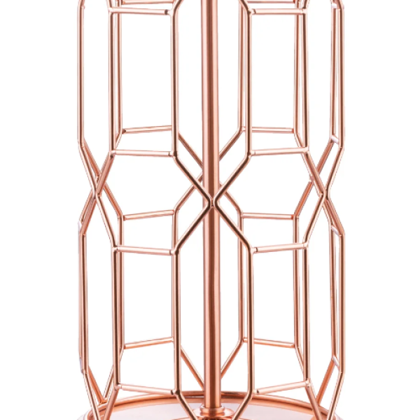 BASE PARA ABAJUR DISEGNO COBRE (D)15CM (A)39CM 1XE27 40W - GL002E