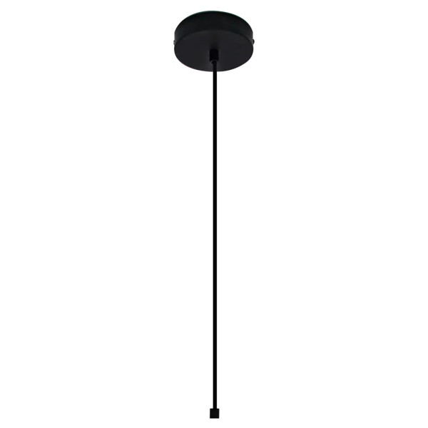 PENDENTE SFERA PRETO (D)26CM (A)3CM 5X5W G9