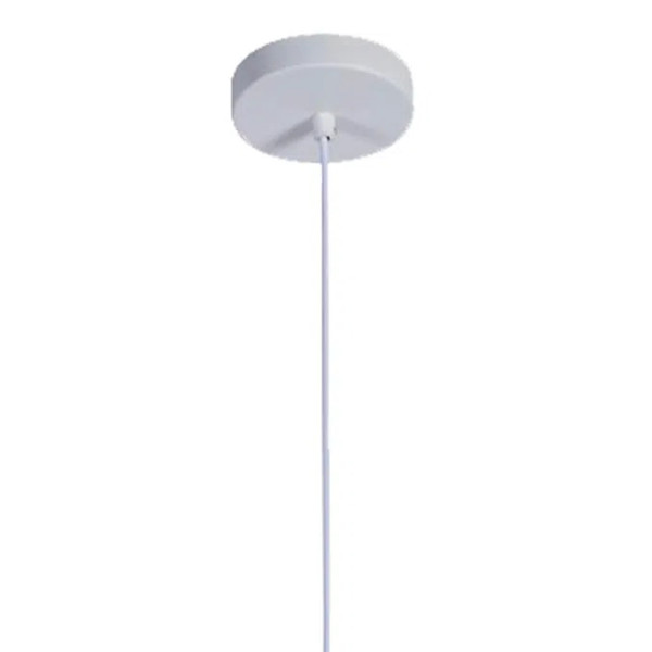 PENDENTE SET BRANCO E NICKEL (D)23CM (A)23CM 1X40W E27