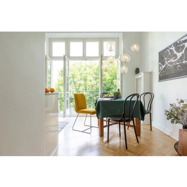 PENDENTE MÓBILE DOURADO E CHAMPAGNE (D)65CM 6XE14 78W - BB014